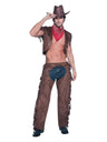 Fever Male Ride Em High Cowboy Costume, Brown