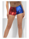Fever Miss Jester Whiplash Shorts, Red & Blue