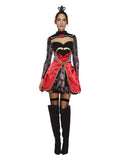 Fever Queen Of Hearts Costume, Black Dress Loud