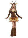 Fever Reindeer Costume, Tutu Dress, Brown Dress Loud