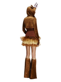 Fever Reindeer Costume, Tutu Dress, Brown Dress Loud