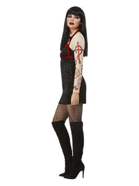 Fever Satanic Witch Costume, Black Dress Loud