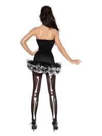 Fever Skeleton Costume, Black Dress Loud