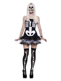Fever Skeleton Costume, Black Dress Loud