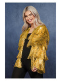 Fever Tinsel Festival Jacket, Gold Dress Loud