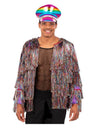 Fever Tinsel Festival Jacket, Rainbow Dreams