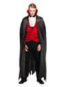 Fever Vampire Costume, Black & Red