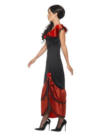 Flamenco Senorita Costume, Black Dress Loud