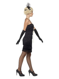 Flapper Costume, Black Dress Loud