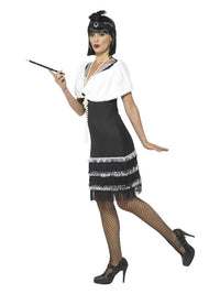 Flapper Costume, Black Dress Loud