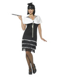 Flapper Costume, Black Dress Loud