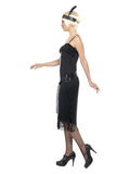 Flapper Costume, Black Dress Loud