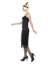 Flapper Costume, Black Dress Loud