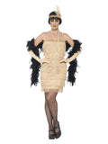 Flapper Costume, Gold Dress Loud
