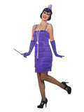 Flapper Costume, Purple Dress Loud