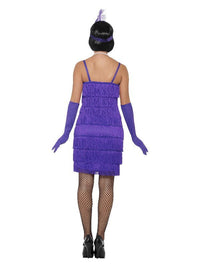 Flapper Costume, Purple Dress Loud