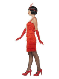 Flapper Costume, Red Dress Loud