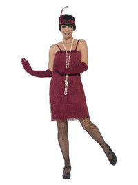 Flapper Costume, Red Dress Loud