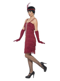 Flapper Costume, Red Dress Loud
