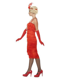 Flapper Costume, Red Dress Loud
