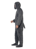 Fluffy Dog Costume, Grey Dress Loud