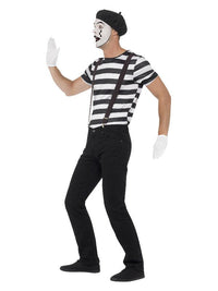 Gentleman Mime Artist Costume, Black Dress Loud