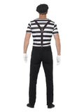 Gentleman Mime Artist Costume, Black Dress Loud
