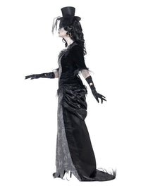 Ghost Town Black Widow Costume, Grey Dress Loud