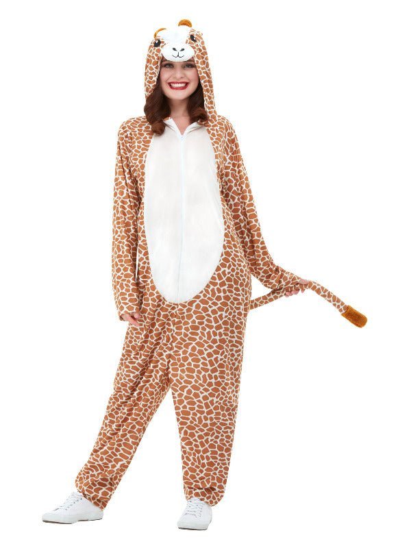 Giraffe Costume, Brown Dress Loud
