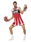 Give Me A...Cheerleader Costume, White & Red Dress Loud