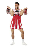 Give Me A...Cheerleader Costume, White & Red Dress Loud