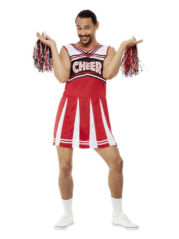 Give Me A...Cheerleader Costume, White & Red Dress Loud