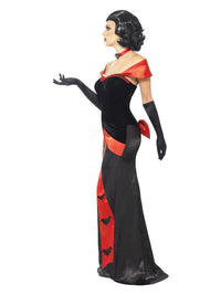 Glam Vampiress Costume, Black Dress Loud