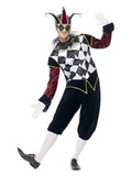 Gothic Venetian Harlequin Costume, Black Dress Loud