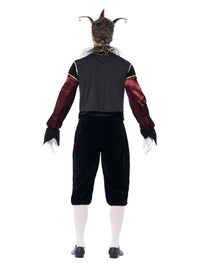 Gothic Venetian Harlequin Costume, Black Dress Loud