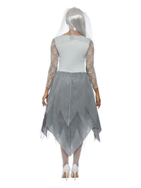 Grave Yard Bride Costume, Grey Dress Loud