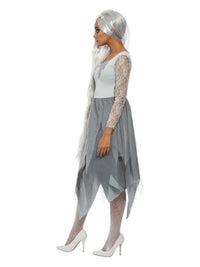 Grave Yard Bride Costume, Grey Dress Loud