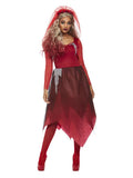 Grave Yard Bride Costume, Red Dress Loud