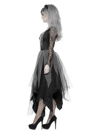 Graveyard Bride Costume, Black Dress Loud