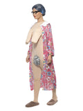 Gravity Granny Costume, Patterned Dress Loud