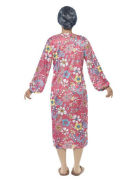 Gravity Granny Costume, Patterned Dress Loud