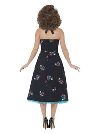 Grease Cha Cha DiGregorio Costume, Black Dress Loud