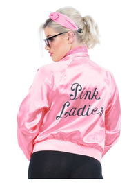 Grease Pink Ladies Jacket with Accessories Dress Loud