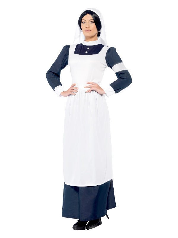 Great War Nurse Costume, White Dress Loud