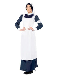 Great War Nurse Costume, White Dress Loud