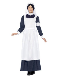 Great War Nurse Costume, White Dress Loud