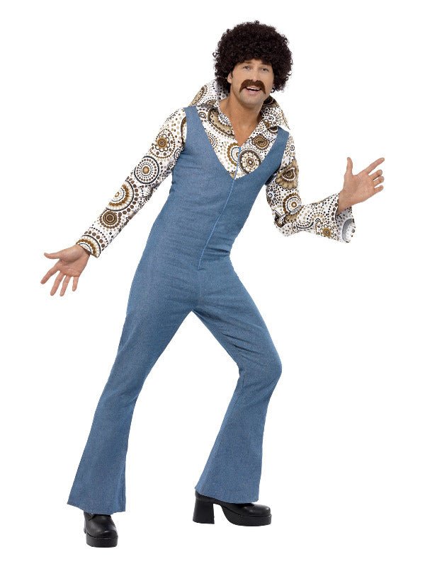 Groovy Dancer Costume, Blue Dress Loud