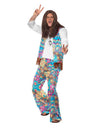 Groovy Hippie Costume, Multi-Coloured