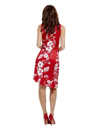 Hawaiian Beauty Costume, Red Dress Loud