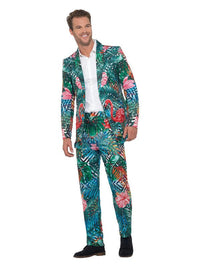 Hawaiian Tropical Flamingo Suit, Multi-Coloured Dress Loud